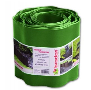 Univerzális ágyásszegély 9 m x 10 cm, zöld (K24/120)