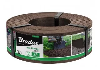 Univerzális szegély WOOD BORDER 78mm x 2,8mm x 10m barna