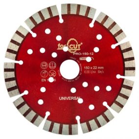   Flexmann For Cut Gyémánttárcsa PRO 150x3,0x12x10x22,2mm turbo Piros szegment