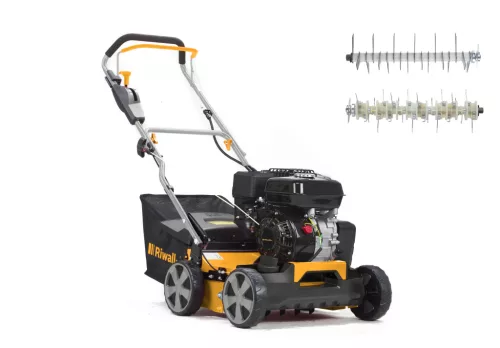 Riwall RPV 4055 PRO benzinmotoros talajlazító/gyepszellőztető, 40 cm
