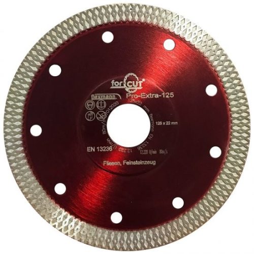 Flexmann For Cut gyémánttárcsa Pro-extra 125x1,2x10x22.2 gránit,márvány,kerámia