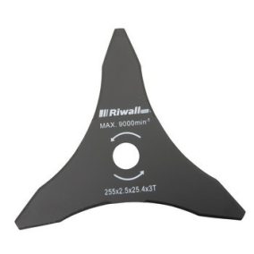   Riwall Háromágú Vágókés Fűkaszához 255mm / 25,4mm / 2,5mm