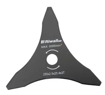 Riwall Háromágú Vágókés Fűkaszához 255mm / 25,4mm / 2,5mm