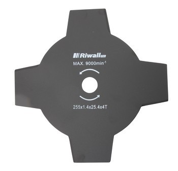 Riwall Négyágú Vágókés Fűkaszához 255mm / 25,4mm / 1,4 mm