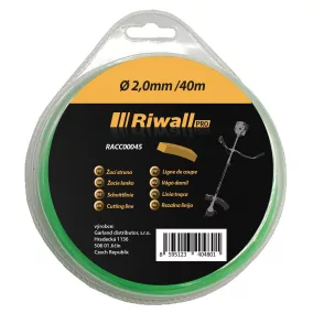 Riwall Damil 2 mm, hossz 40m, szögletes