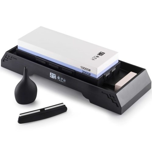 Fenőkő szett, #2000/10000 (JIS) + állvány + élszögtartó + tisztítókő +