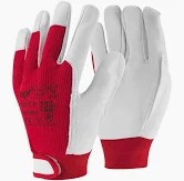 TOP GOVE kecskebőr védőkesztyű piros 7