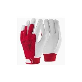 TOP GOVE kecskebőr védőkesztyű piros 9