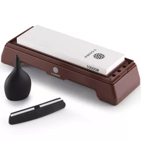   TAIDEA Fenőkő szett, #3000/1000 + állvány + élszögtartó + vízcseppentő