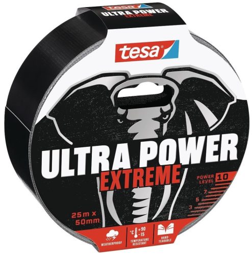 Tesa ultimate power szálerősített ragasztó szalag 25x50mm