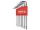 YATO Torx kulcs készlet 8 részes T9-T40 gömbfejű