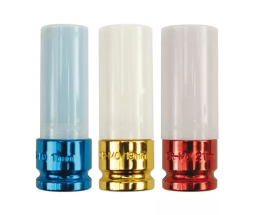 YATO Dugókulcs készlet könnyűfém felnikhez 3 részes (17-19-21mm) CrMo