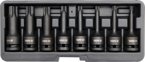 Yato Bit Dugókulcs Készlet Gépi Torx 1/2 Col 8 Részes T30-T80