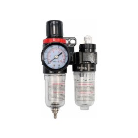   Yato Levegő Szűrő Nyomásszabályzóval Kenőtartállyal 1/4 Col 25 Cm3