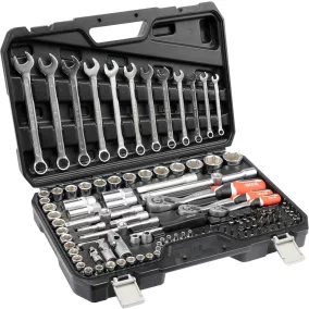   YATO Dugókulcs klt. 111 részes 1/2 col 14-32, 1/4 col 3,5-13, 3/8 col 9-16 CrV