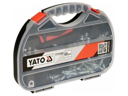 Yato Molly Fogó Üreges Bővítőcsavarokhoz + 60 Db Csavar