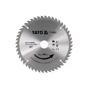 YATO Fűrésztárcsa fához 216 x 30 x 2,2 mm / 48T