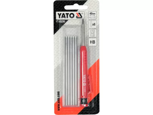 Yato Fémházas Ácsceruza Tölthető 150 mm + 6 Db Betét