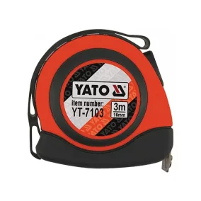 YATO Mérőszalag 3 m/16 mm, mágneses, nylon bevonatú