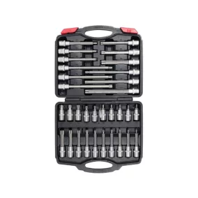  YATO Bit dugókulcs készlet 32 részes Torx 1/2' T20-T70 CrV