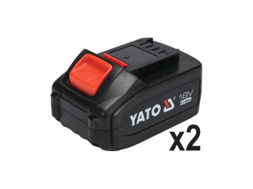 Yato Akkus Ütvefúró-Csavarozó 75 Nm Szénkefe Nélküli 18 V Li-Ion (2 X 3 Ah Akku