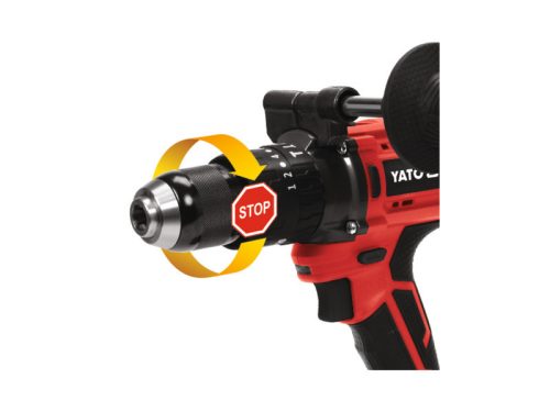 Yato Akkus Ütvefúró-Csavarozó 75 Nm Szénkefe Nélküli 18 V Li-Ion (2 X 3 Ah Akku