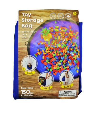Toy Storage Bag Játszószőnyeg és Játéktároló