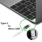Micro USB - USB C átalakító, konverter