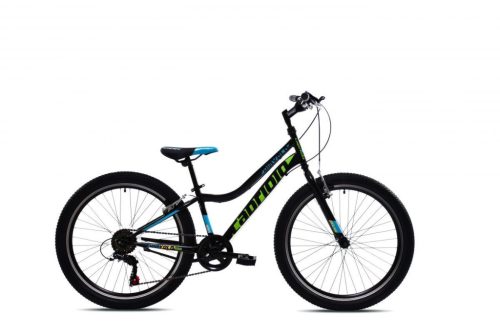 Capriolo DIAVOLO 400 24"/13" fekete-zöld hegyikerékpár