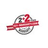 G21 Damascus Prémium kés készlet bambusz blokkban, 4 db + élező kő