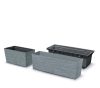 Virágcserép Prosperplast FURU CASE 58cm betonból