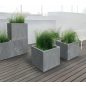 Virágcserép Prosperplast SIERRA CASE beton effect 57,7 cm szürke