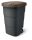 Prosperplast Wheeler 90 l szemetes kuka antracit barna fedéllel