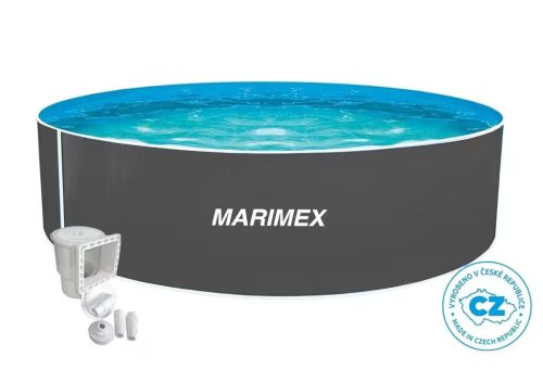 Marimex Orlando medence 4,57x1,07 m - SZÜRKE, medence, fólia, szkimmer