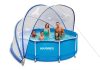 Marimex Pool House CABRIO medencetető, 5,50 m átmérővel – 4,57 m átmérőjű medencékhez.