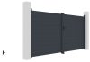 G21 Orlando 350x173 cm-es kétszárnyú kapu, antracit színben