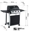 G21 Texas BBQ gázgrill, 3 égőfej + ajándék nyomáscsökkentő