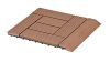 G21 Cseresznye átvezető profil a WPC burkolócsempékhez, 30 x 7,5 cm egyenes