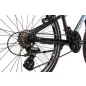  Leader Fox SPIDER fiú gyermek kerékpár, 2026 24"/14", fekete matt