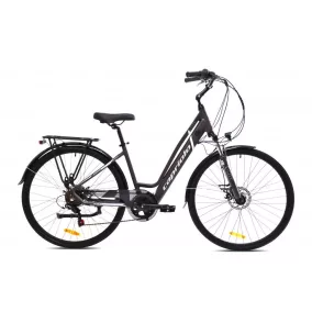  Elektromos kerékpár Capriolo E-City Lady 28 EBIKE ezüstszürke