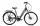 Elektromos kerékpár Capriolo E-City Lady 28 EBIKE ezüstszürke
