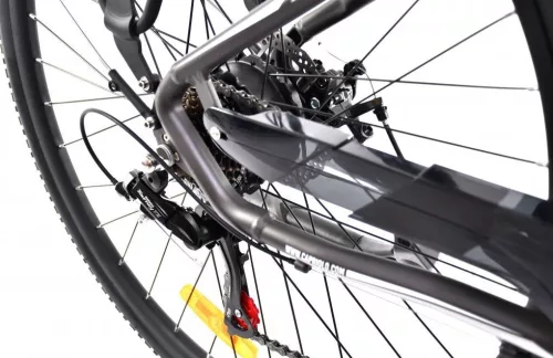 Elektromos kerékpár Capriolo E-City Lady 28 EBIKE ezüstszürke