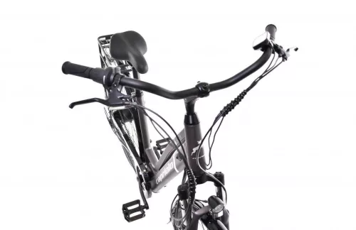 Elektromos kerékpár Capriolo E-City Lady 28 EBIKE ezüstszürke