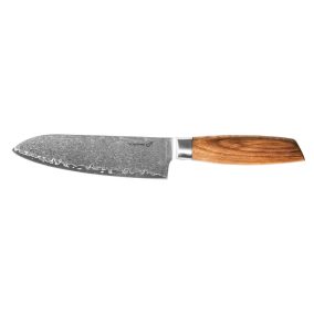   G21 Gourmet Damaszkusz 17 cm, Santoku kés, zebrawood markolat