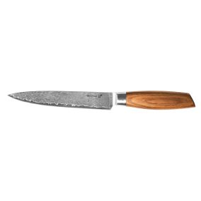 G21 Gourmet Damaszkusz kés18 cm,  zebrawood markolat