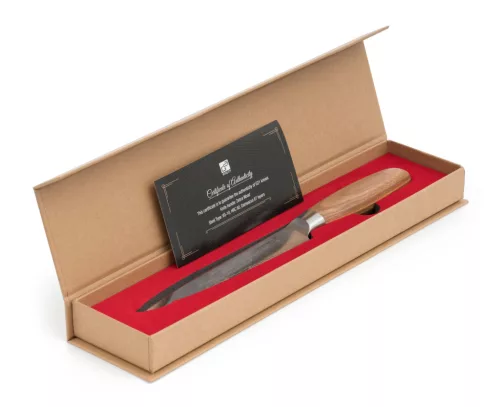 G21 Gourmet Damaszkusz kés18 cm,  zebrawood markolat