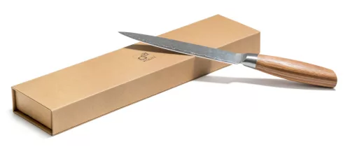 G21 Gourmet Damaszkusz kés18 cm,  zebrawood markolat