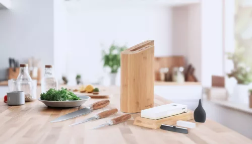 G21 Gourmet Damaszkusz kés18 cm,  zebrawood markolat