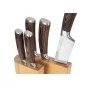 G21 Gourmet Timber késkészlet 5 db + bambusz blokk