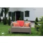   Kerti bútor Keter Corfu love seat kétszemélyes kanapé, cappuccino szín